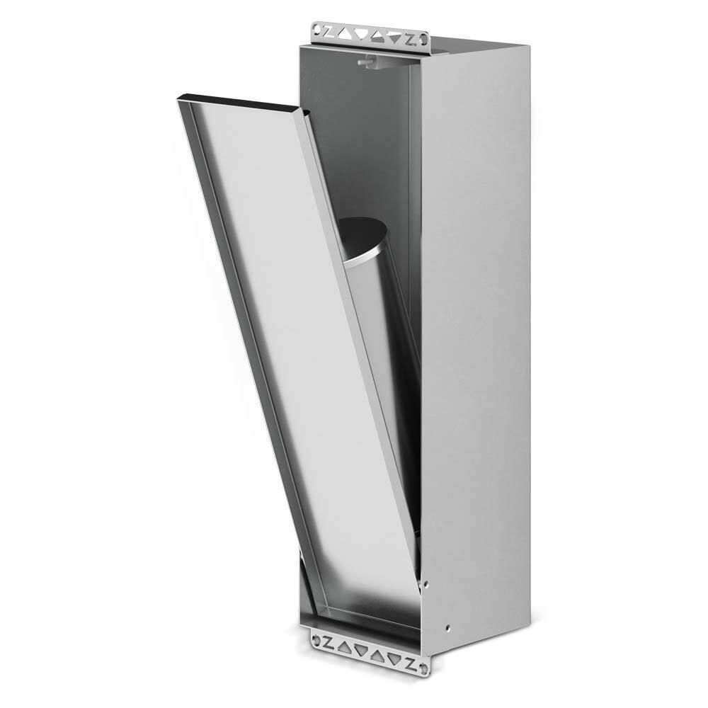 Einbau-Toilettenb&uuml;rstenhalter aus Edelstahl V2A