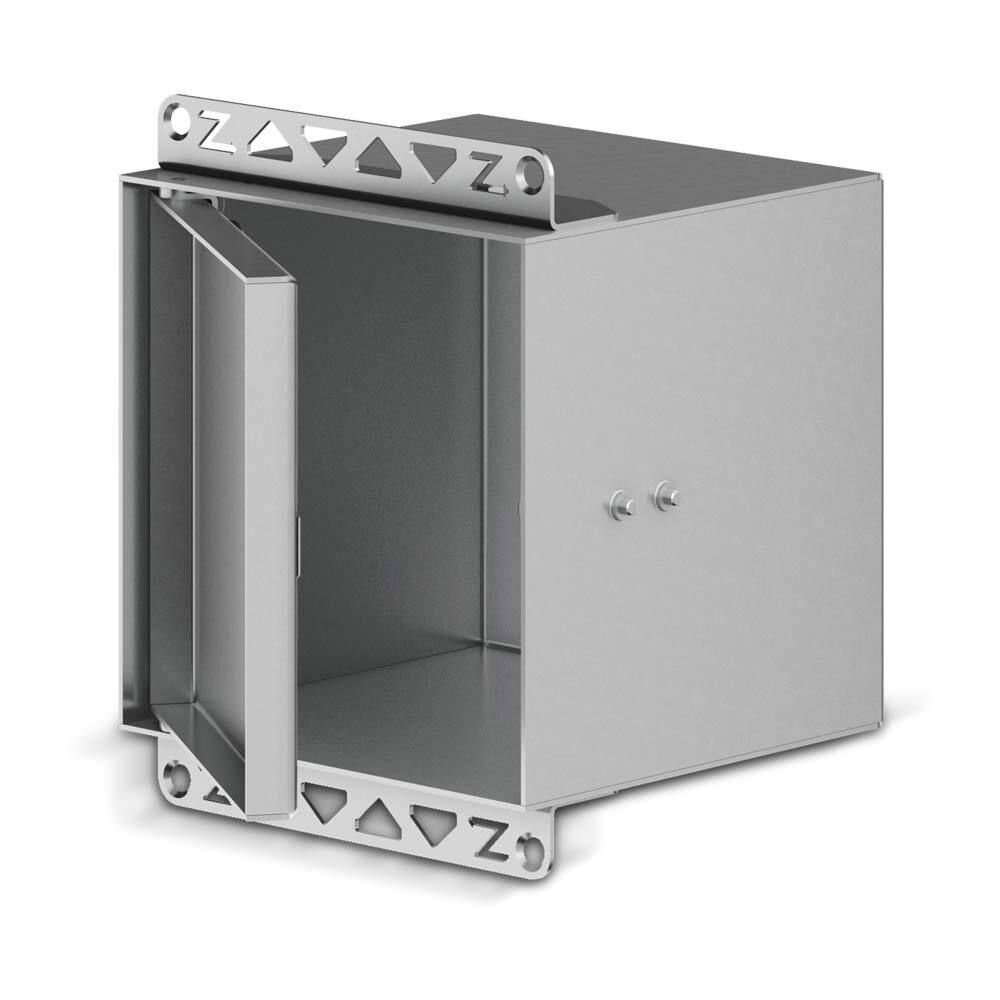 Einbau-Toilettenpapierspender aus Edelstahl V2A