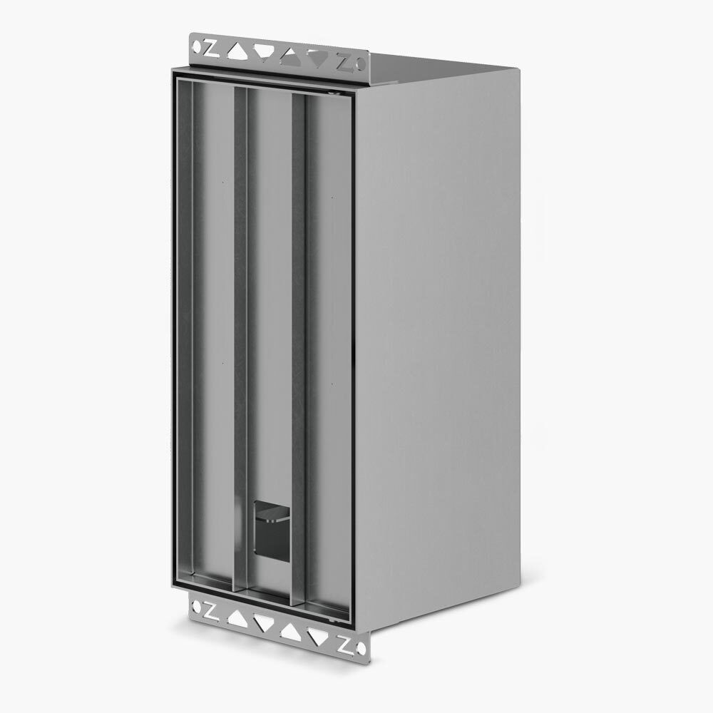 Einbau-Wattepadspender aus Edelstahl V2A