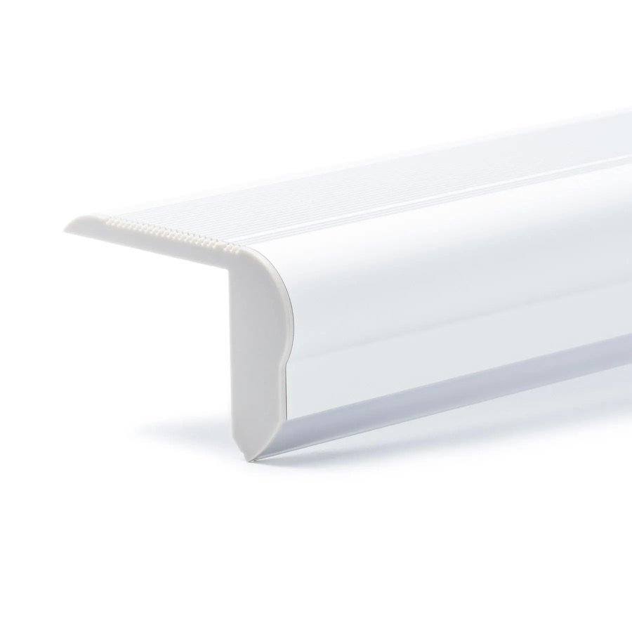 Treppenstufenprofil aus Aluminium mit integriertem LED-Kanal