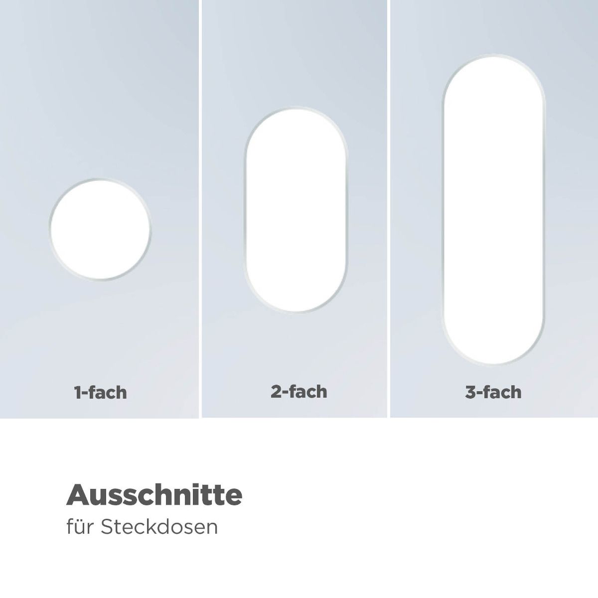 Ausführungsdetail Spiegel nach Maß, Variante 2
