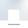 Ausführungsdetail Spiegel nach Maß, Variante 4