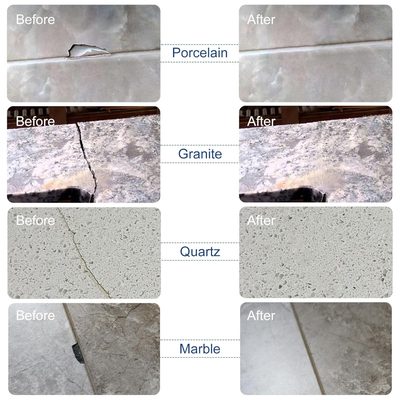 Smart-Repair Fliesenreparatur - Detailansicht